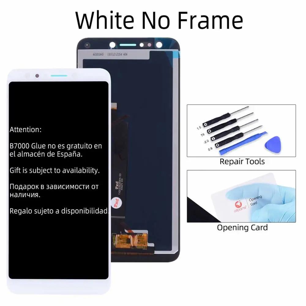 White No Frame Дисплей для Asus ZenFone 5 Lite ZC600KL LCD в сборе с тачскрином 6.0'' черный белый - Цвет: White No Frame