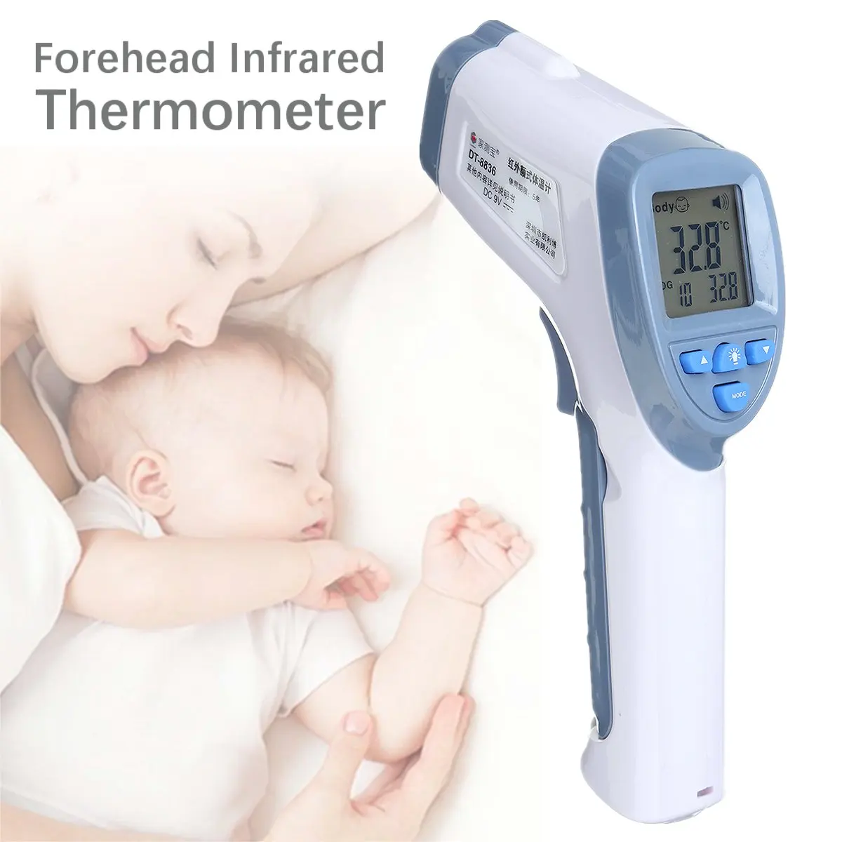 

Handheld Forehead Infrared Thermometer LCD Digital Baby Adult Body Care Machine High Precision Temperature Instrument Tools