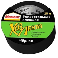 Лента клеящая HENKEL 1690072 хозяйственная момент 48мм 10м универсальная черная |