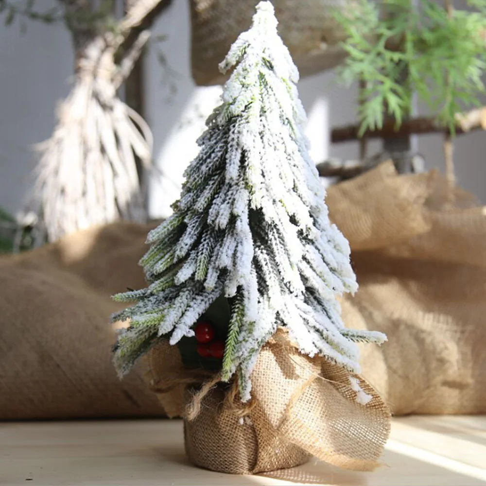 2019 Рождество снег стекаются рождественские елки снежинки ветки тутовое дерево Окно Дисплей сцены украшения для дома