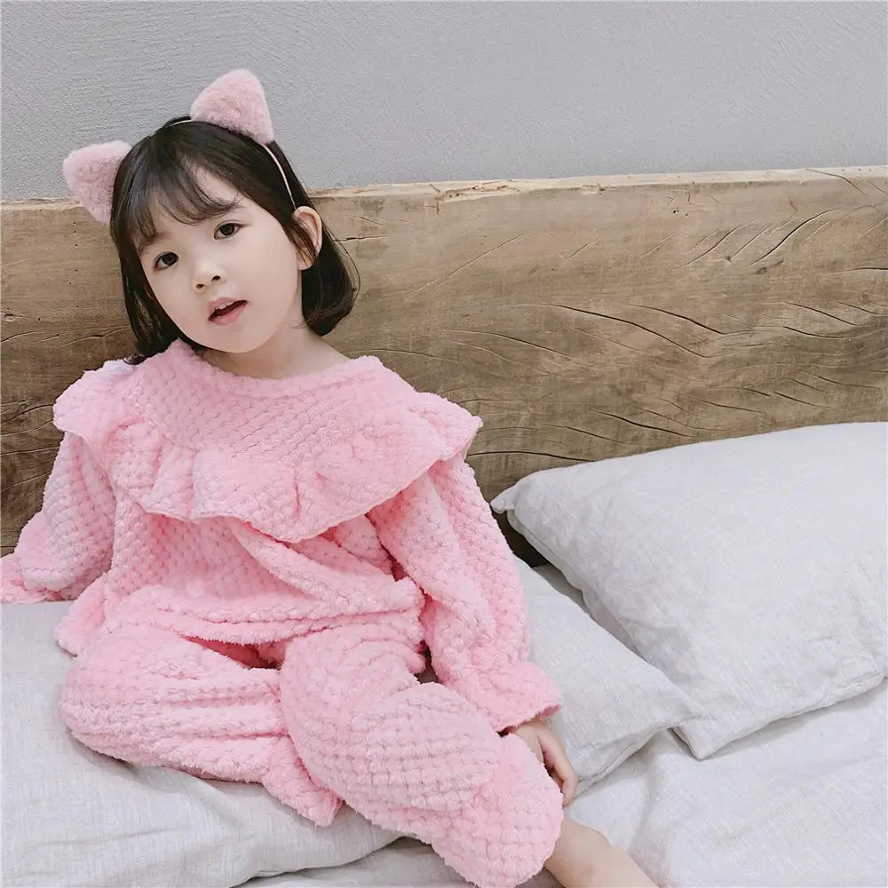 Pijama infantil; Одежда для девочек; Szlafrok; зимние пижамы для детей; Badjas; пижамный комплект; одежда для сна для девочек; ночное белье для девочек