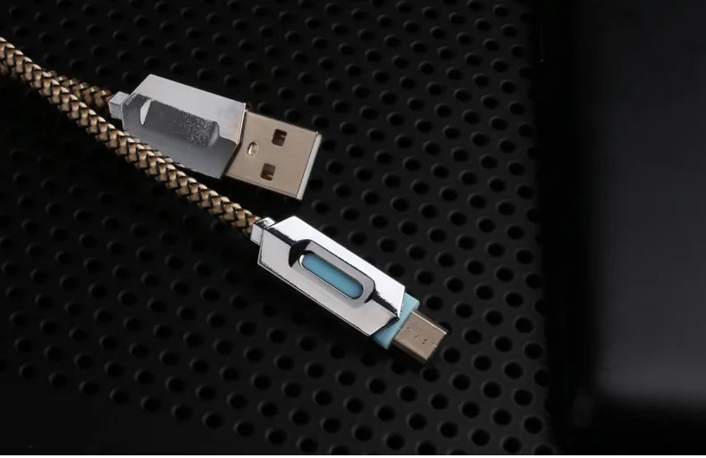 Micro USB кабель 2A нейлон Быстрая зарядка люминесцентный USB кабель для передачи данных для планшета Android мобильный телефон usb зарядный шнур