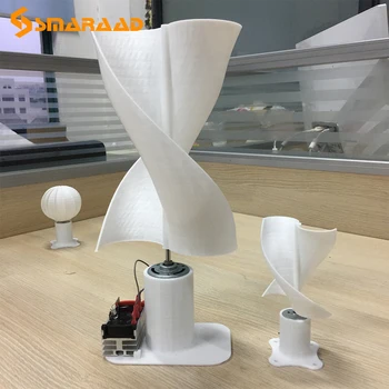 

DC Micro Motor Windmill Model DIY Small Vertical Axis Wind Generator Wind Turbines 2/3 Blades With LED Light Used For Teaching