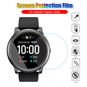 

1/2Pcs Impact Resistant 9H Tempered Glass Guard Protective Film For XiaoMi Haylou Solar Smart Watch Screen Protector Accessories
