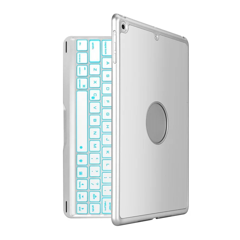 Для iPad Чехол-клавиатура для нового iPad, iPad, iPad Pro 9,7, iPad Air 1 и 2-Bluetooth Съемная Тихая клавиатура