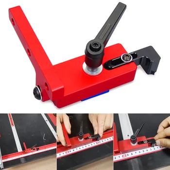 

New Hot 45 Type Aluminium Alloy Miter Track Stop for 45mm T-track Woodworking USJ99
