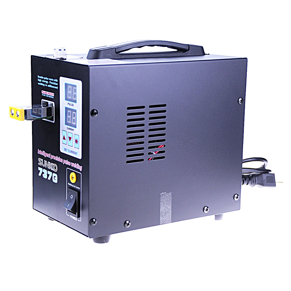 

Spot Welder SUNKKO 737G 3 Modes In 1 1.5kw LED Dual Digital Display Pulse Precision Push For 18650 Push Up Welding Microchip