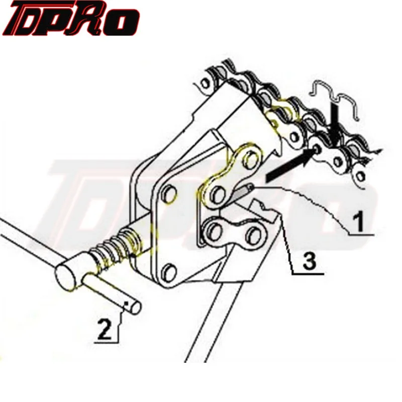 

TDPRO Motorcycle Chain Breaker Splitter 415-532 Universal Link Removal Riveting Tools ATV Heavy Duty Rivet Cutter Repair Tool