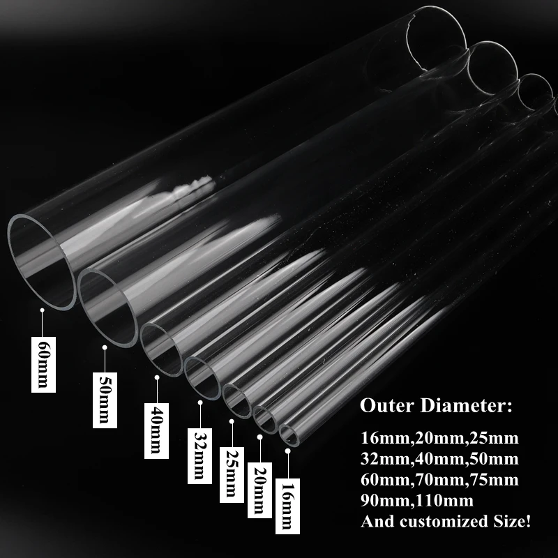 Tubo In Plexiglass Per Indicatori Di Livello MT 2 – Diametro 16 Mm, Resistente E Trasparente