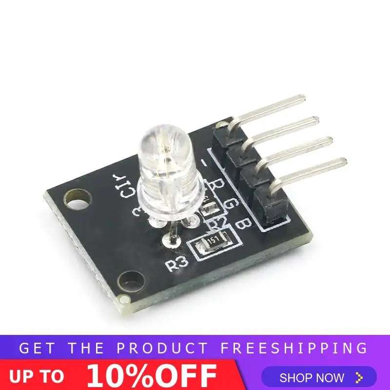 Умная электроника FZ0455 4pin KEYES KY-016 три цвета 3 цвета RGB светодиодный модуль датчика для Arduino DIY стартовый комплект KY016