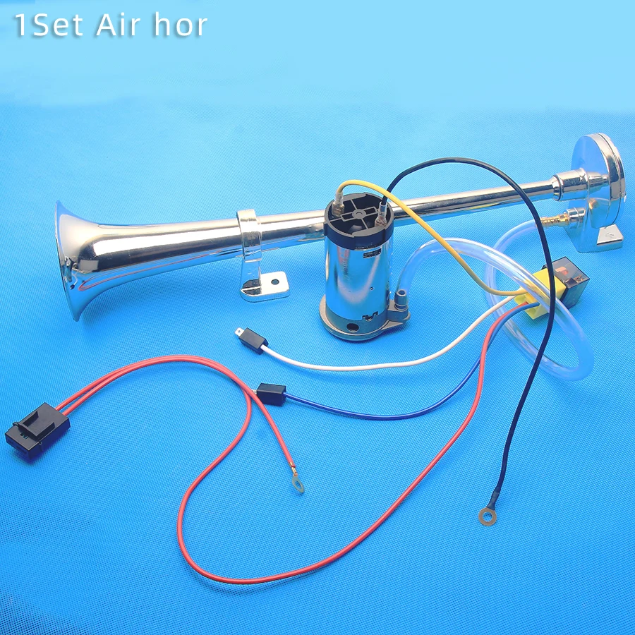 Универсальный автомобильный воздушный гудок 12 в компрессор Сирена Громкий