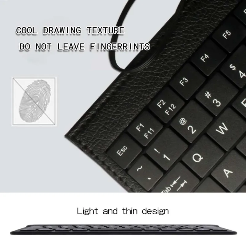 KK & LL для Amazon Fire 7 (5/7/9 Gen 2015 2017 2019 Release) с клавиатурой Alexa Micro USB + кожаный чехол книжка