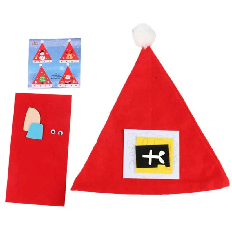 Зимняя теплая шапка Санта-Клауса, энергосберегающая, хороший материал, мягкая плюшевая детская елка и снеговик, декоративная шапка