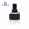 1PCS SR16 Plastic 16MM Rotary Band switch 2 Pole 3 4 position 1 Pole 5 6 8 Position Handle Length 15MM Axis band switch ► Photo 3/5