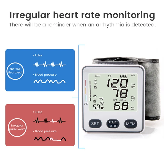 Digital Automatic Tonometer Blood Pressure Monitor