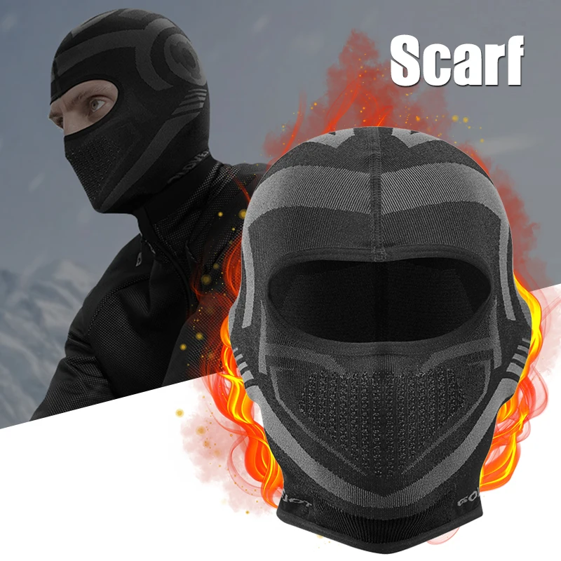Hot Sale Cold Weather Balaclava Ski Mask Water Resistant and Windproof Face for Men Women Cycling Motorcycle Neck Warmer | Спорт и