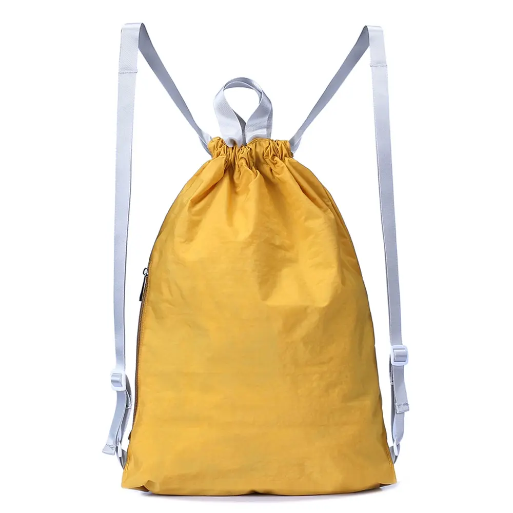 drawstring backpack bag unisex gym string bag gym sack bag with