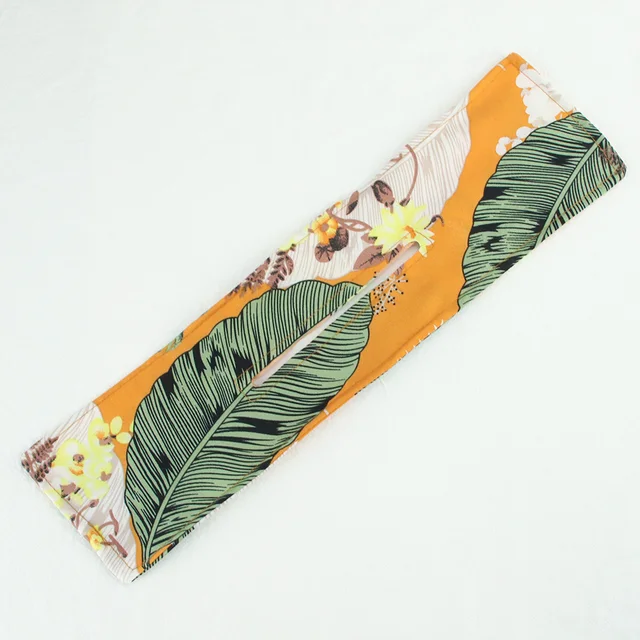 Deft Bun Hair Band DIY Donut Maker Girls Women Print Knotted Flexible Twister Styling Tool Headband Curler Hair Accessories Floral 3