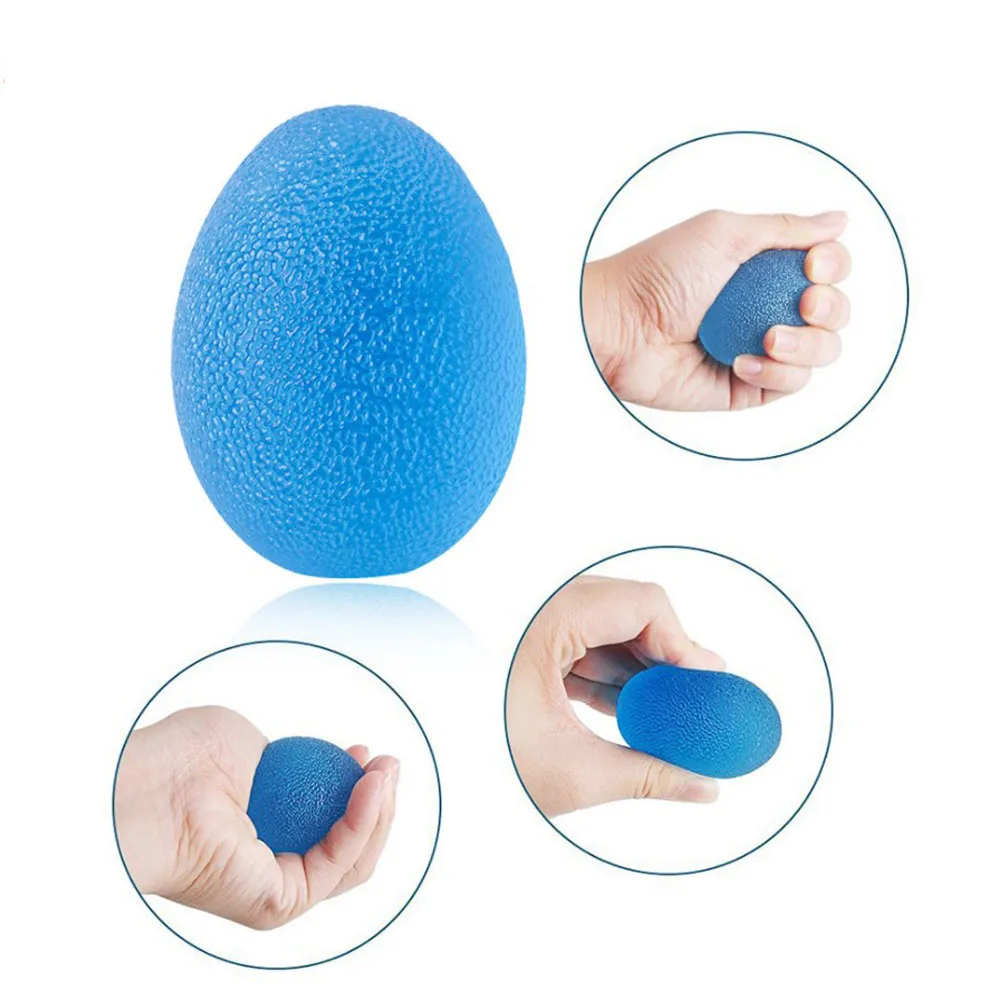 2pcs Silicone Hand Grip Ball Egg Men Women Gym Fitness Finger Heavy Exerciser Strength Muscle Recovery Soft Gripper Trainer hand strengthener finger trainer finger strength trainer hand grip trainers hand grip exerciser hand exerciser hand trainer