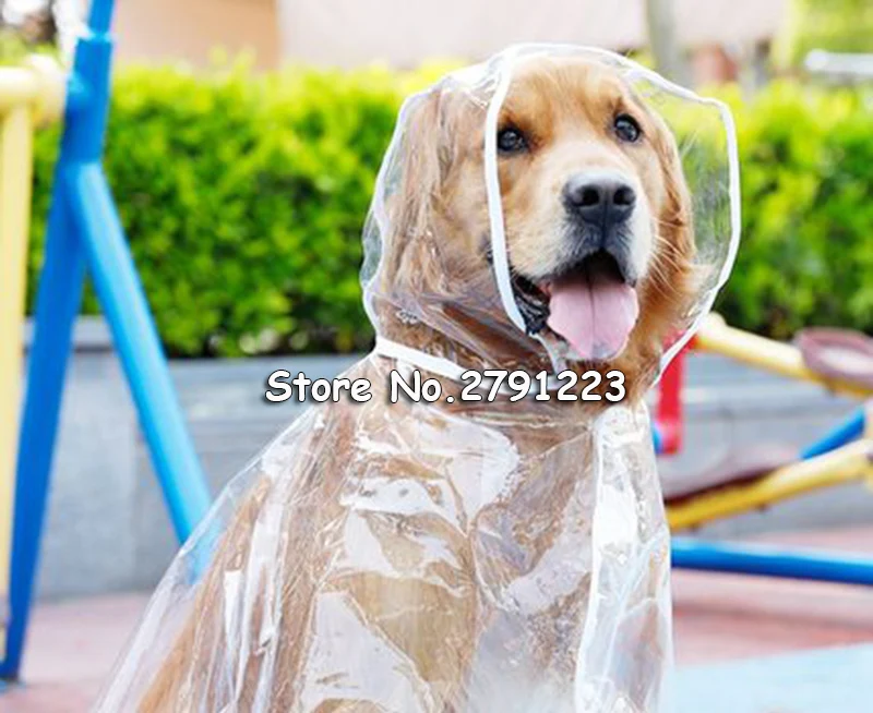 Дождевик для собак, дождевик для больших собак среднего размера, водонепроницаемая одежда для собак, куртка, одежда для щенков, повседневная одежда