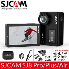 Экшн-камера SJCAM SJ8 Pro/SJ8 Plus/SJ8 Air 1296P 4K 30fps/60fps HD с дистанционным управлением, камера на шлем FPV Sports DV