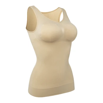 

FLORATA Sexy Women Body Shaper Vest Waist Slimming Vest Shapewear Waist Size M-3XL Shaper Seamless Corset Bodysuit Underwear