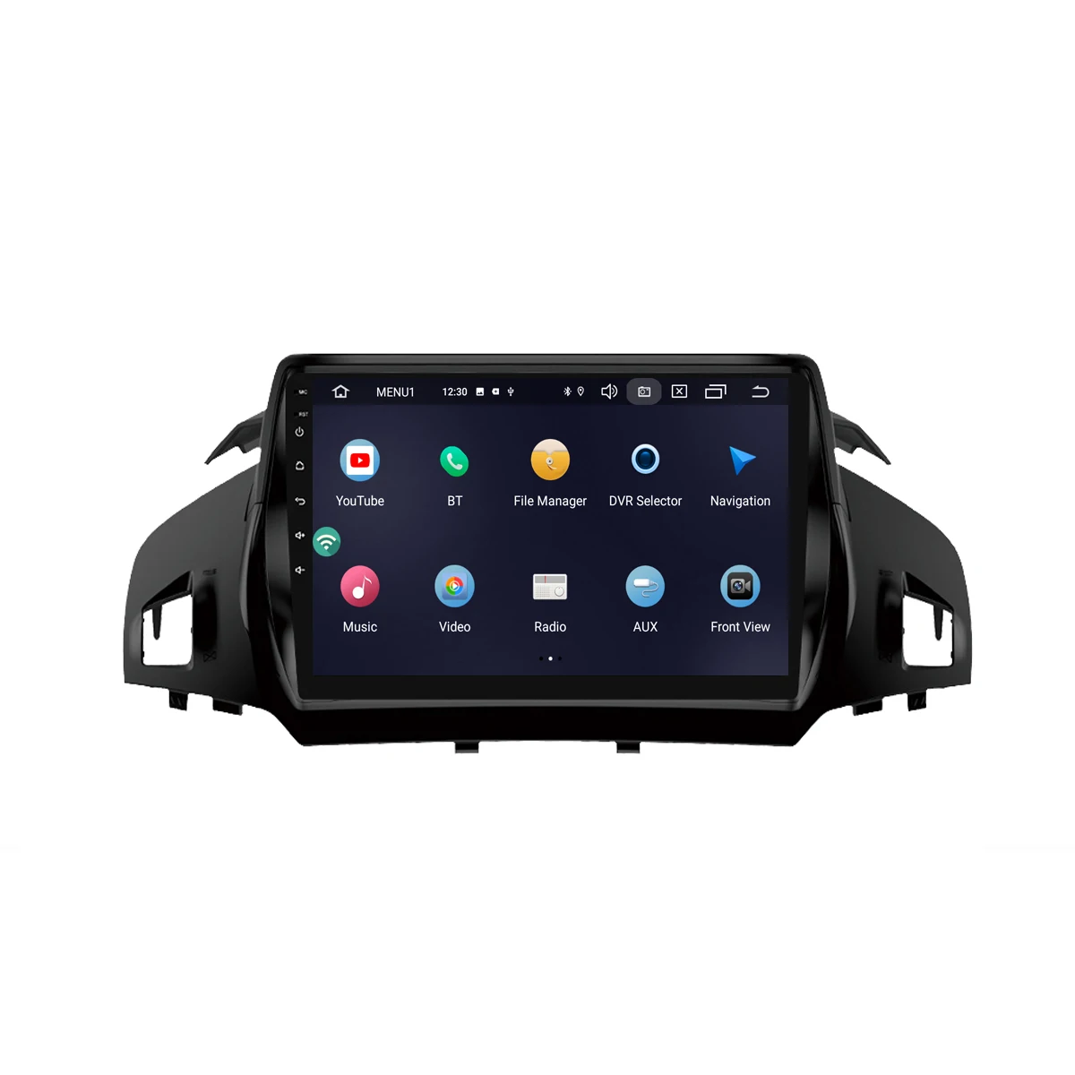 Cheap 9" android 9.0 RAM2G car gps dvd player for Ford kuga escape C-max 2013 2017 car radio multimedia navigation stereo head unit 2