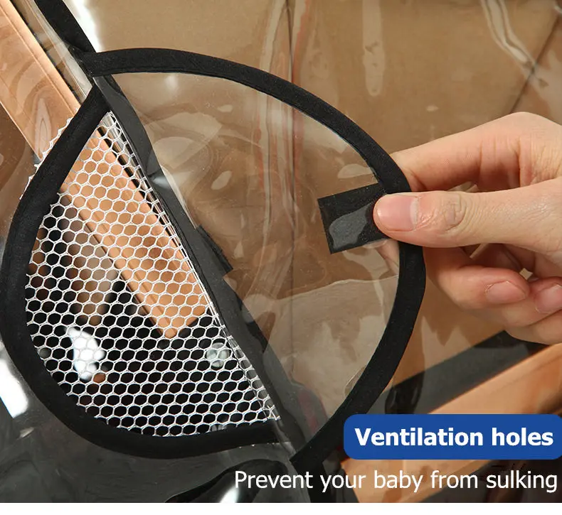 Transparent Waterproof Raincoat For Baby Stroller Accessories Windproof Rain Cover For Baby Cart Accessories with windows Baby Strollers comfotable