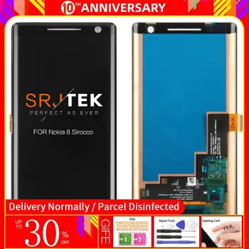 

For Nokia 8 Sirocco LCD Display Touch Screen Digitizer Assembly For Nokia 8 Sirocco LCD With Frame 8S Screen Replacement Parts