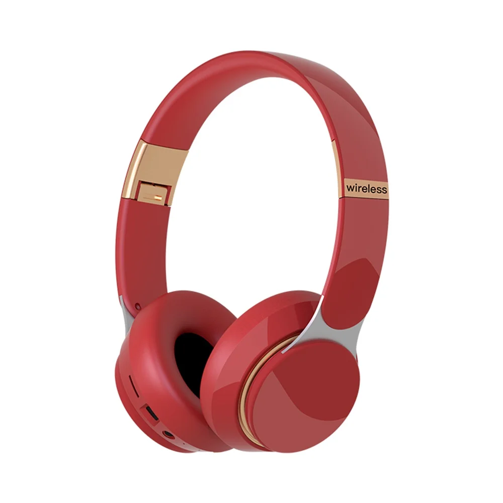 Over Head Bluetooth Headphones surround bass Stereo Headset Wireless Foldable 3 5 mm jack with Microphone Sports ln
