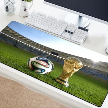 

Yuzuoan Football World Cup Pattern Mouse Pad Office Essential Non-slip Table Mat Game Player Keyboard Pad