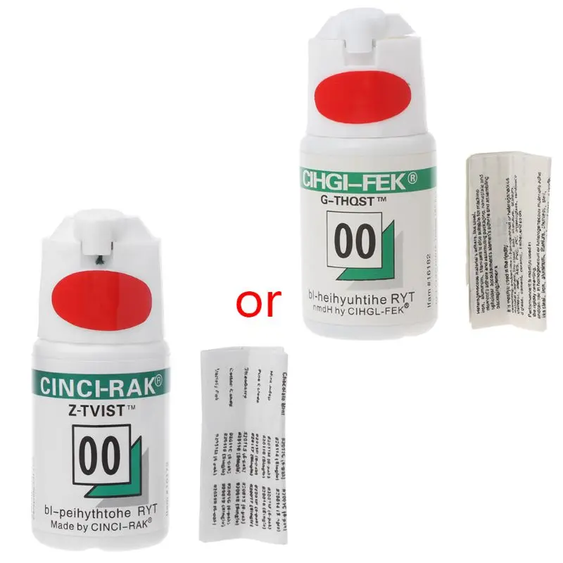2M Dental Thread Disposable Gingival Retraction Cord Green Knitted Cotton Gum Line Dentist Material 1 Bottle Size 0 00 000 dental thread