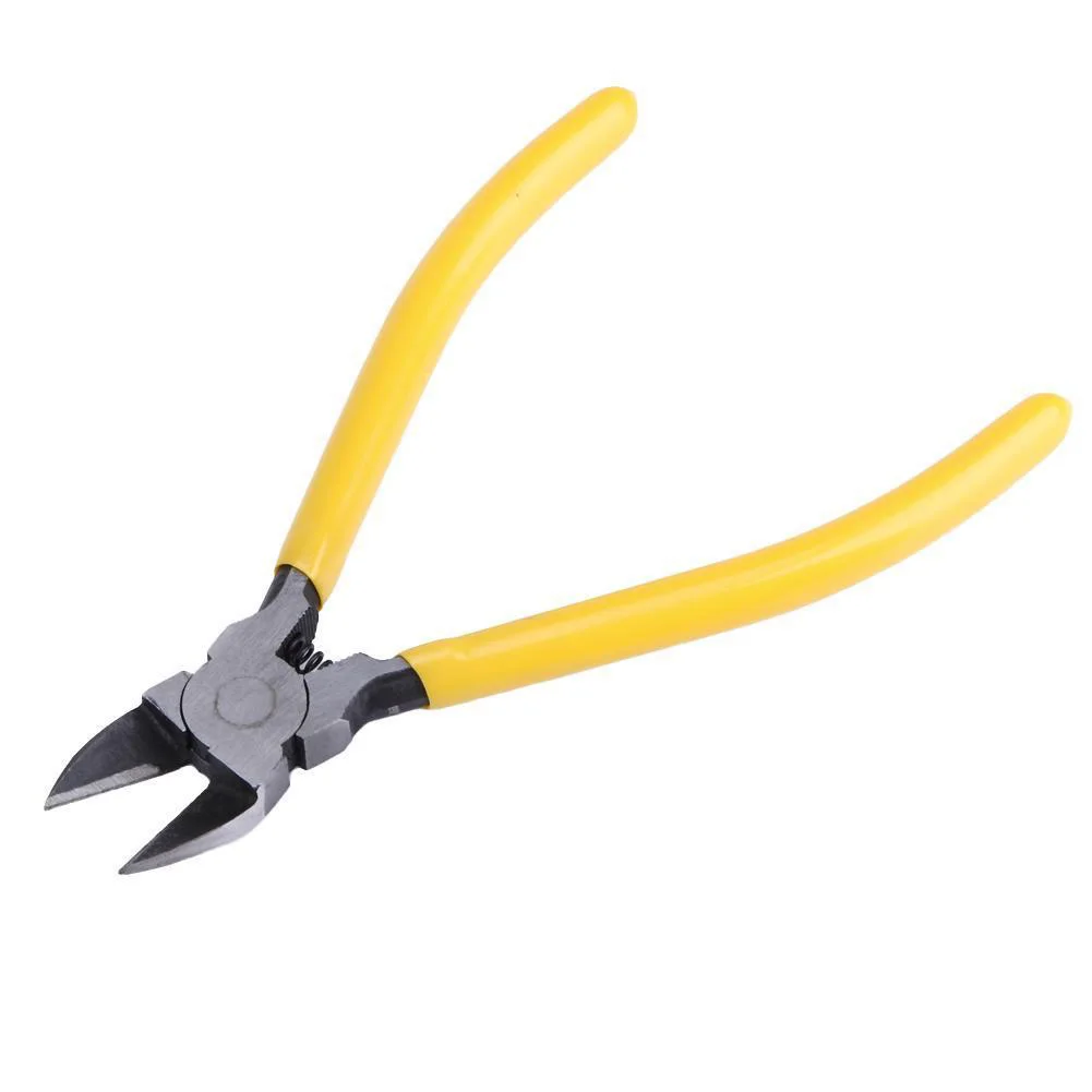1xPliers Флеш Вырезать Диагональ/сбоку Сталь фрезы Пластик резки электрика кабель