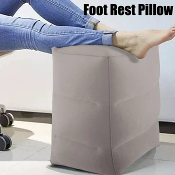 

PVC Inflatable Foot Rest Pillow Travel Airplane Car Bus Footrest Pillows Height Adjustable Kids Flight Sleeping Resting Pillow