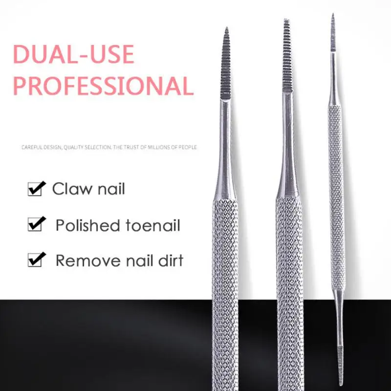 Stainless Toe Nail File Double Ended Pedicure Satin Edge Ingrown Lifter Onychomycosis Paronychia Podiatry TSLM1 | Красота и здоровье