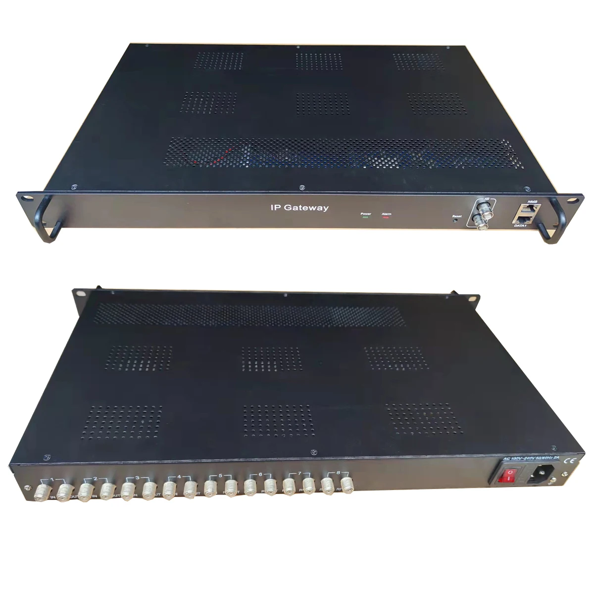 DVB-S2 DVB-T2 DVB-C ATSC ISDBT 디지털 RF-IP ASI IPTV CATV TV 시스템 튜너-IP DVB 게이트웨이, 8 채널