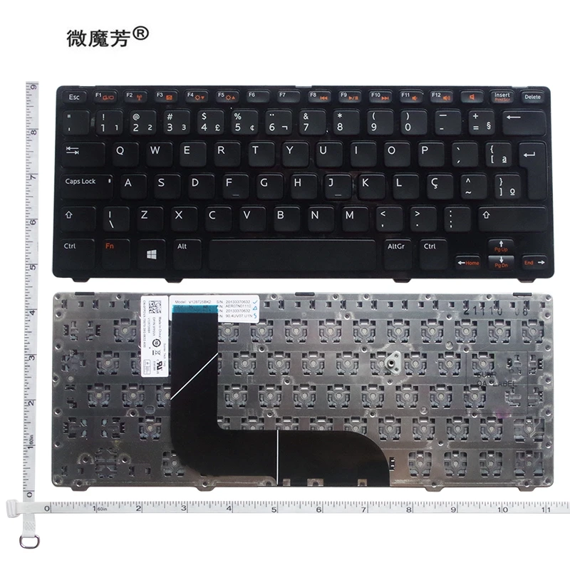 New Brazil Br Laptop Keyboard For Dell For Inspiron N411z 5423 14z 5423 14z 3360 1618l 13z 5323 5323 Vostro 3360 V3360 Replacement Keyboards Aliexpress