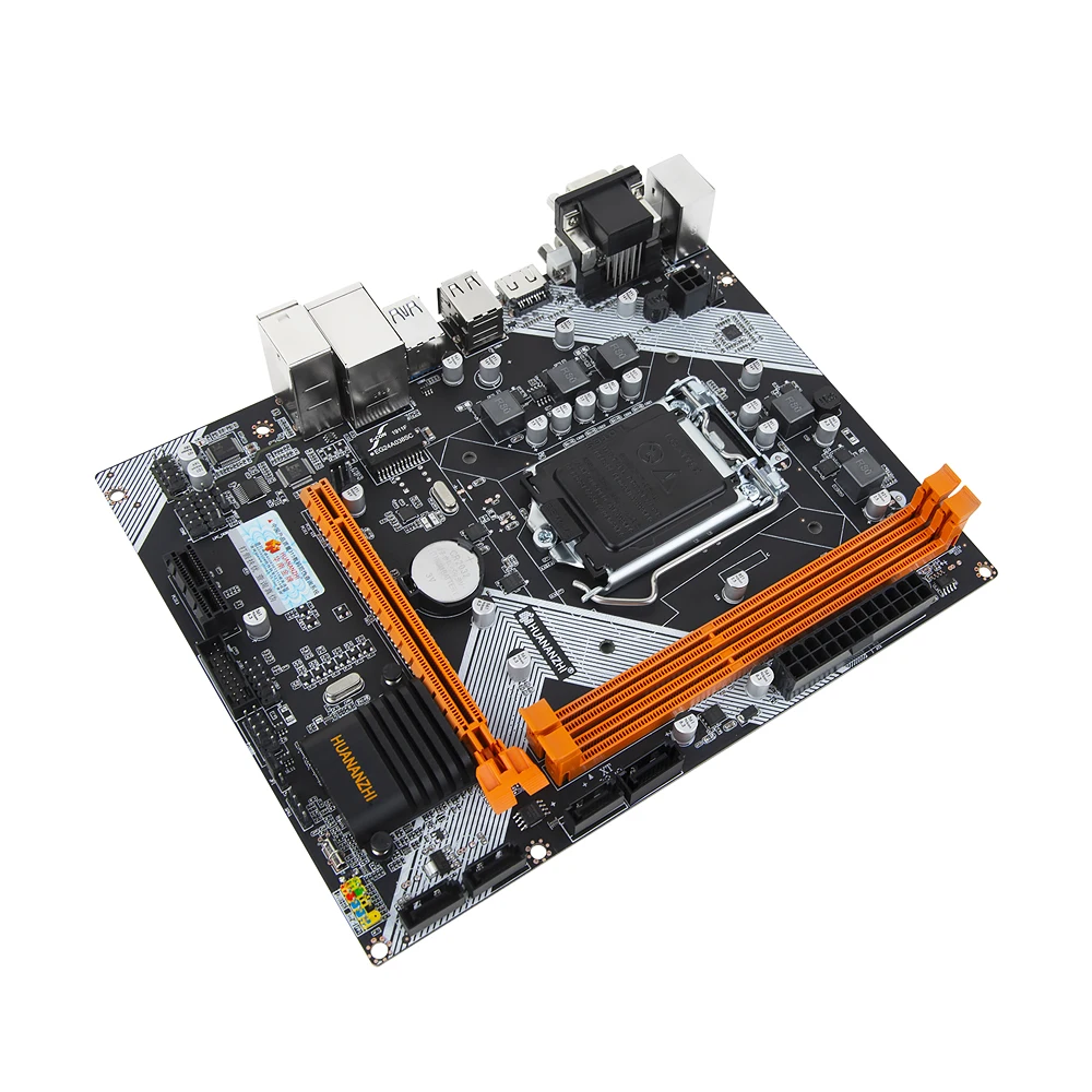 Материнская плата HUANANZHI H61 M ATX для Intel LGA 1155 поддержка i3 i5 i7 DDR3 1333/1600 МГц 16 Гб SATA2.0 USB2.0