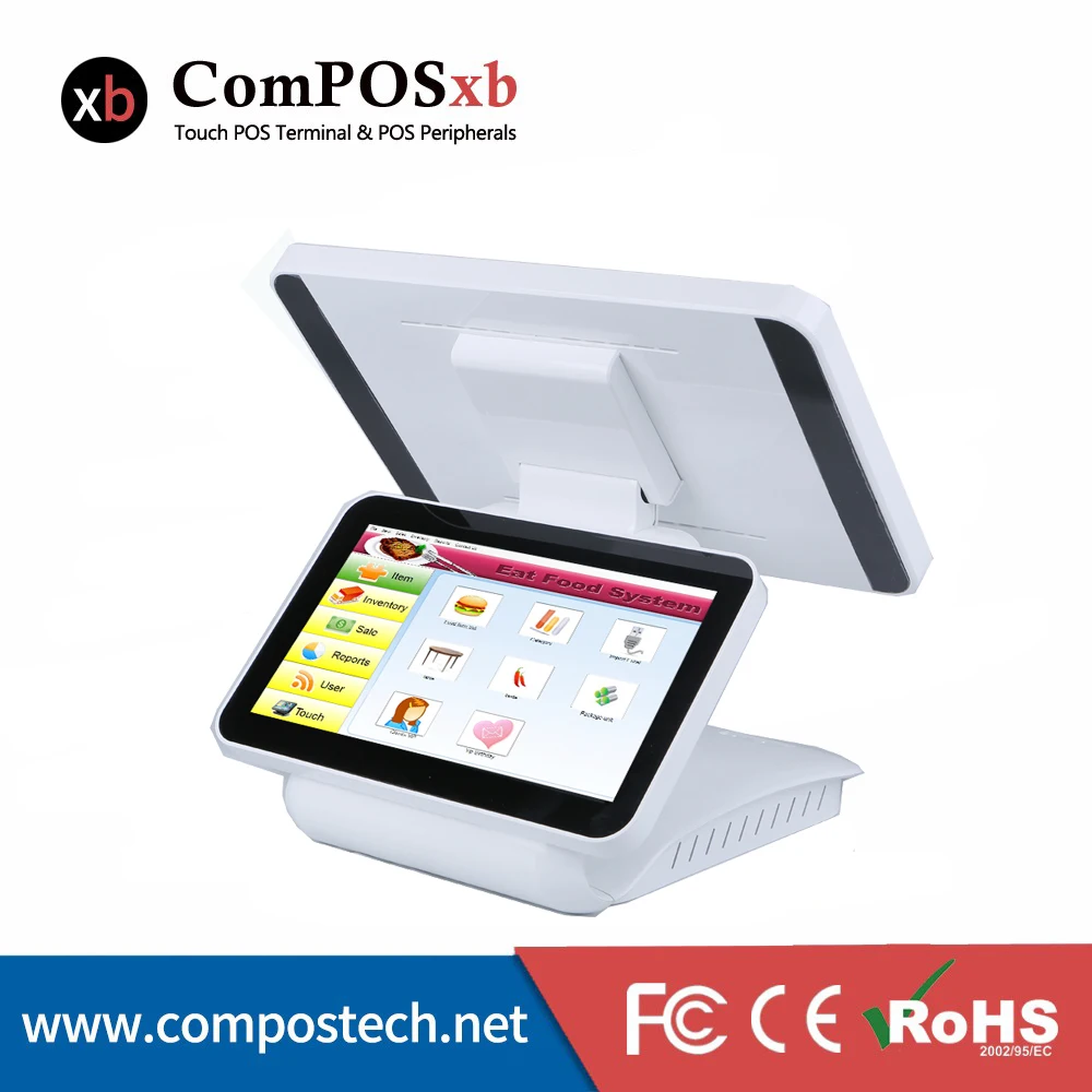 Windows POS терминал 15 6 Pos все в одном емкостный плоский сенсорный экран точка продажи
