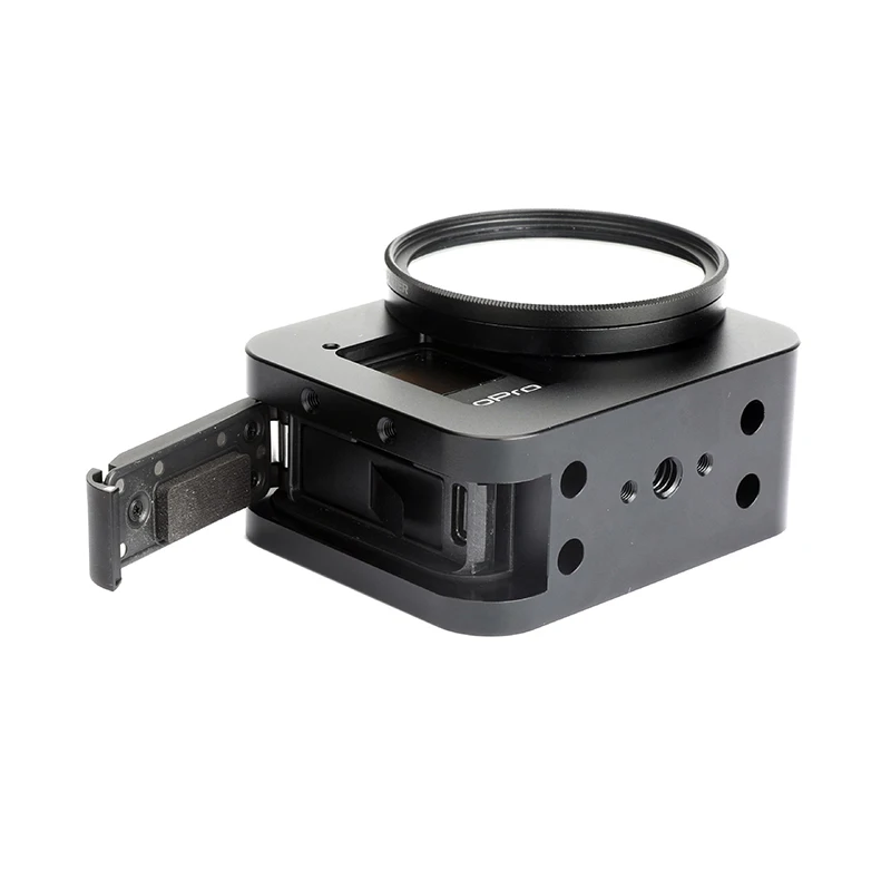 Алюминиевая рамка защитный чехол для корпуса с 52 мм объективом УФ-фильтр запчасти комплект для GoPro Hero 8 черный аксессуары для экшн-камеры