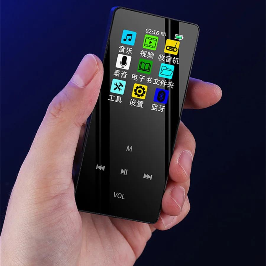 Newest JS-08 8GB MP3 Touch Key Sport Bluetooth HIFI Music Player Super-long Standby With E-Book FM Radio Support TF Card | Портативная