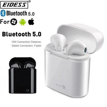 i7s TWS Wireless Earpiece Bluetooth 5.0 Earphones Headphones  Earbuds Headset Earphone For smart Phone Xiaomi Samsung Huawei 1
