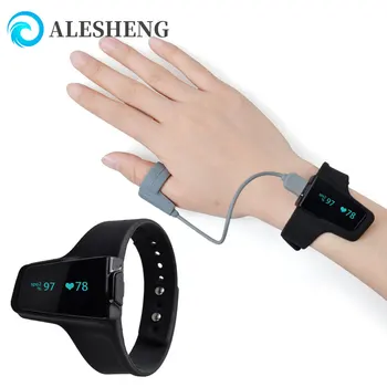 

Pulse Oximeter Watch Bluetooth Smart Wrist Portable OLED Sleep apnea Monitor Insomnia Heart Beat Finger Pulsioximetro
