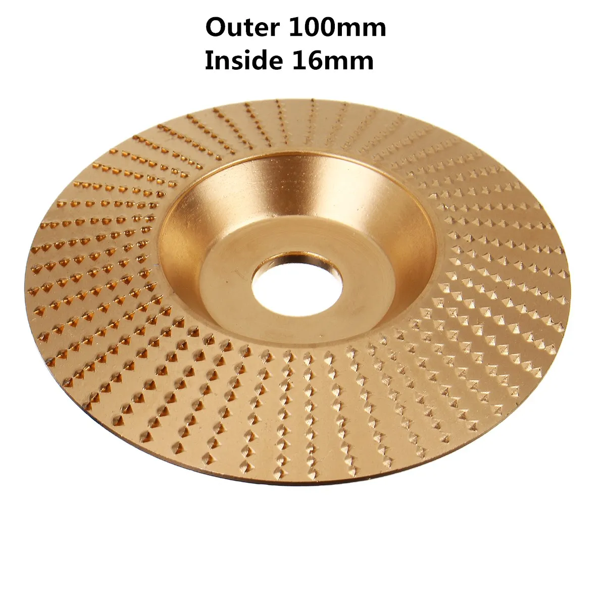 Wood Grinding Wheel angle grinder disc wood carving disc Sanding Abrasive tool 75/85/100mm Silver/gold - Цвет: Type 2