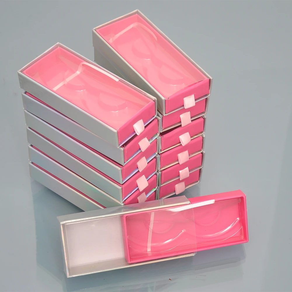 wholesale eyelash packaging box lashes boxes custom logo 3d mink eyelashes faux cils magnetic drawer case bulk vendors | Красота и