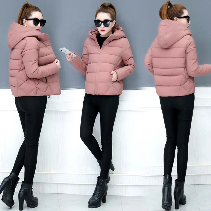 

Winter Short Small Cotton-Padded Jacket Loose-Fit Cotton-padded Clothes Women's 2018 Winter New Style WOMEN'S Dress Women's Thic