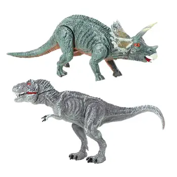 

3PCS Soft Dinosaur Toy Dinosaur Model Wrist Dragon Tyrannosaurus Realistic Dinosaur Simulation Doll Toy Set For Kids