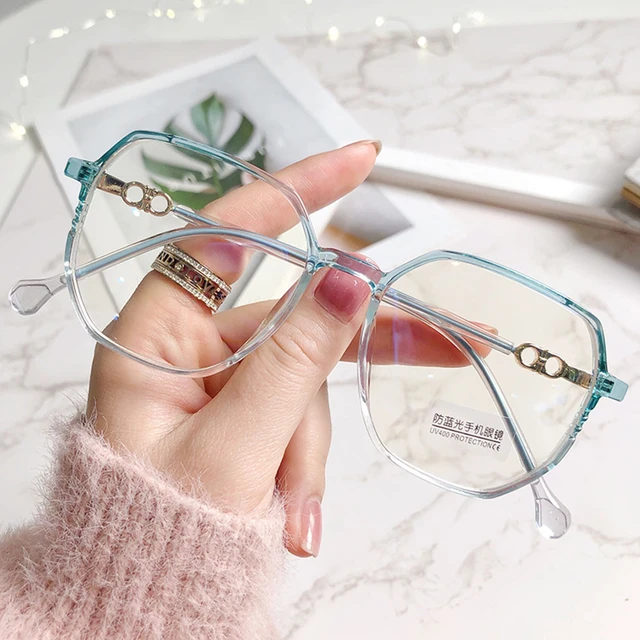 Gafas para miopía con luz azul, anteojos para ordenador, Vintage