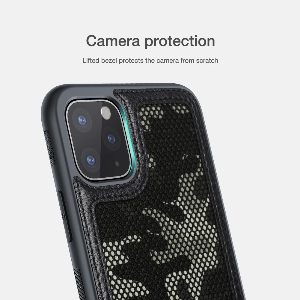 Для iPhone 11 Pro Max 6,5 чехол для телефона Nillkin Камуфляж Военный стиль защитная задняя крышка для iPhone 11 Pro 5,8 iP11 чехол Capa