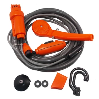 

12V Car Shower Kit Sprinkler Mini Travel Pet Cleaning Vehicles Washer Hiking Water Spray Pump Handheld Camping Outdoor Portable